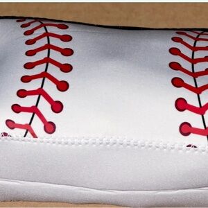 Baseball zipper pouch